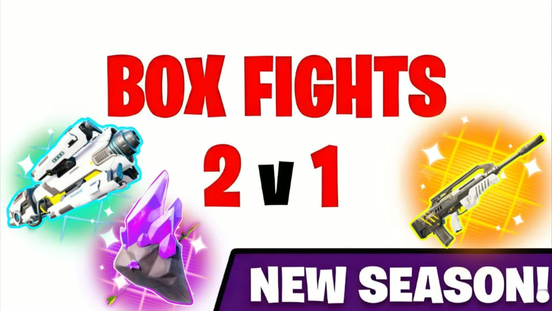 BOX FIGHTS 2V1 [1V2] — Fortnite Creative map