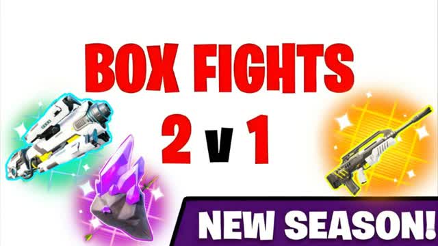 BOX FIGHTS 2V1 [1V2] — Fortnite Creative map