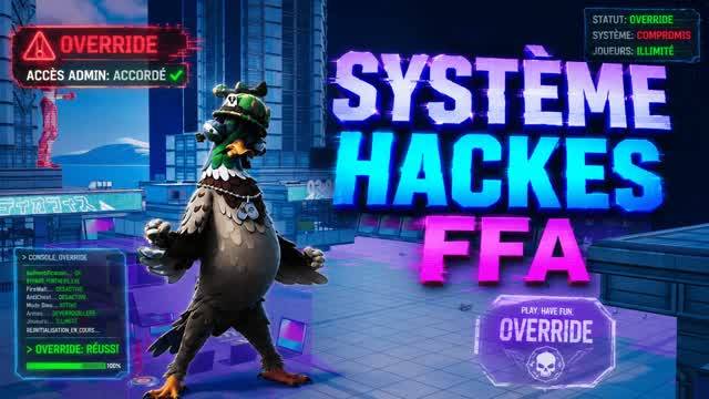 SYSTÈME HACKED FFA ⚡️ — Fortnite Creative map