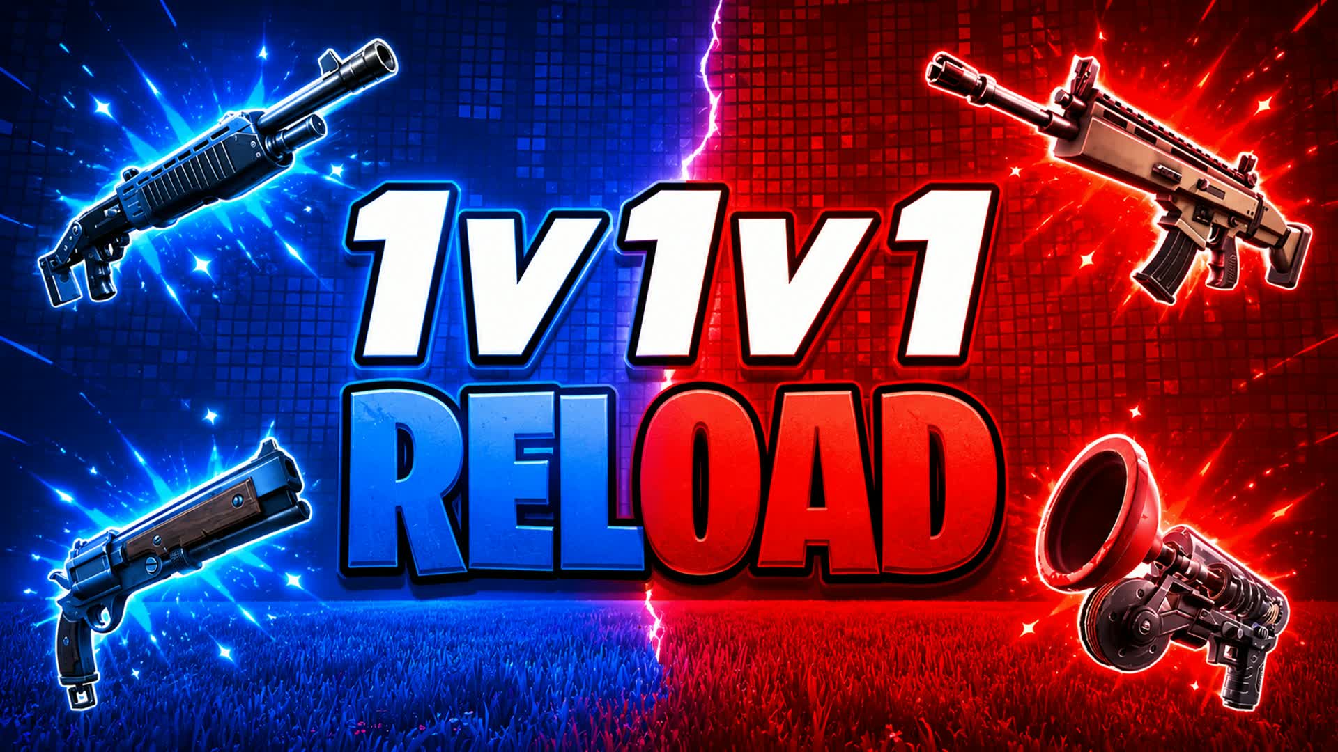 🔴RVB🔵1V1V1 RELOAD — Fortnite Creative map