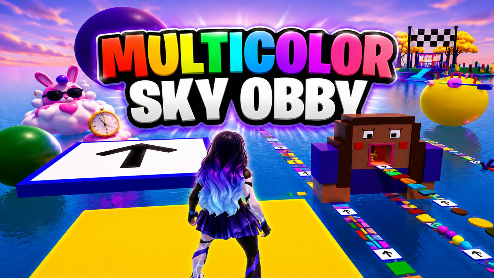 MulticolorSkyObby — Fortnite Creative map