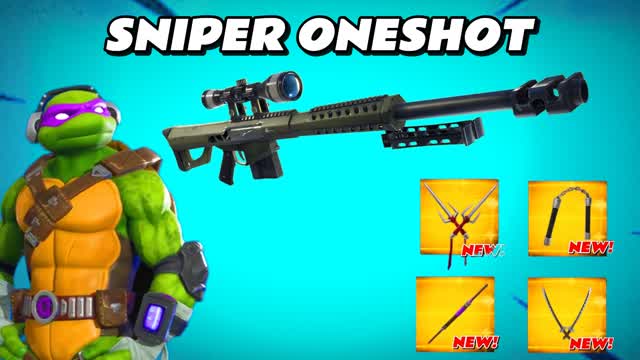 NINJA SNIPER ONE SHOT — Fortnite Creative map cover art