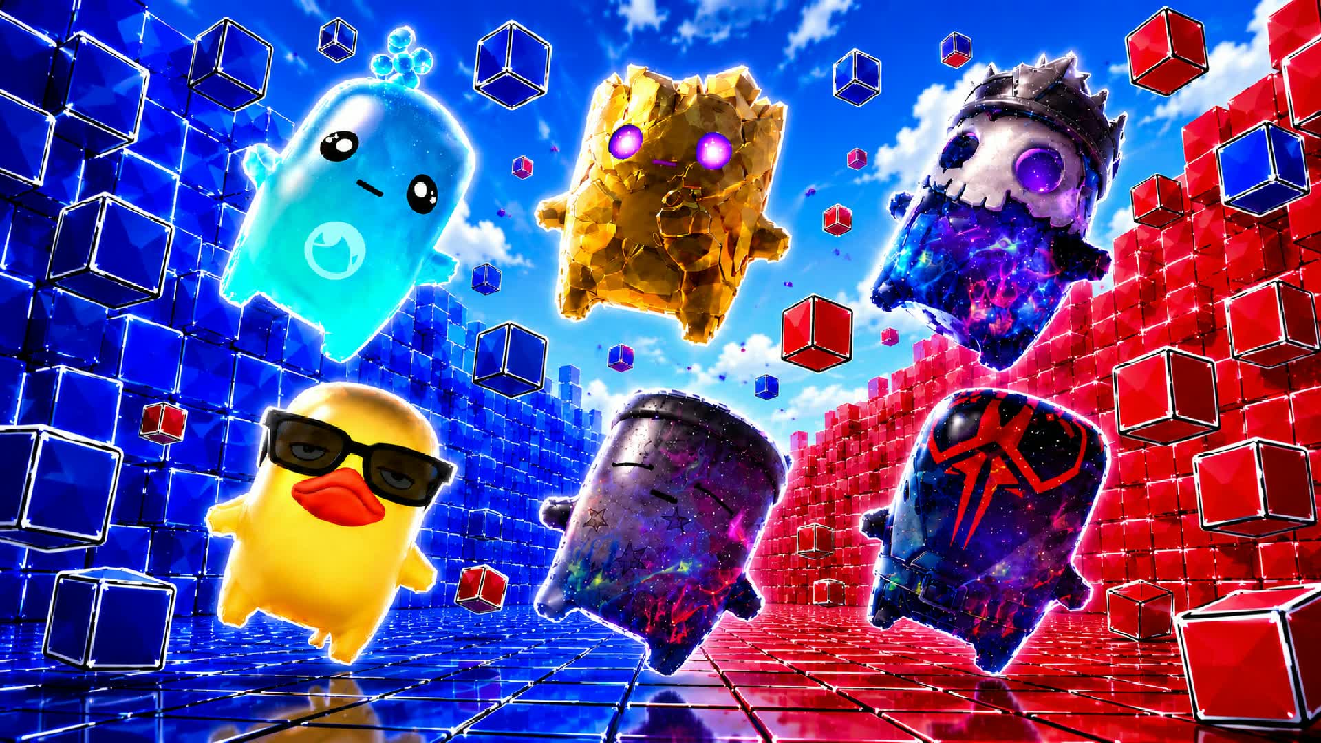 BALLON D'OR RED VS BLUE 🔴🔵 — Fortnite Creative map
