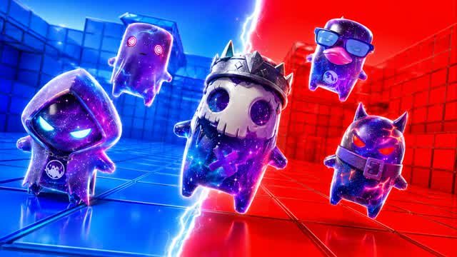RED VS BLUE IRON TEMPO 🔴🔵 — Fortnite Creative map cover art