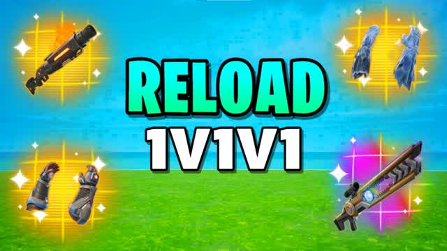 Reload 1v1v1 | Piece Control & Aim — Fortnite Creative map cover art