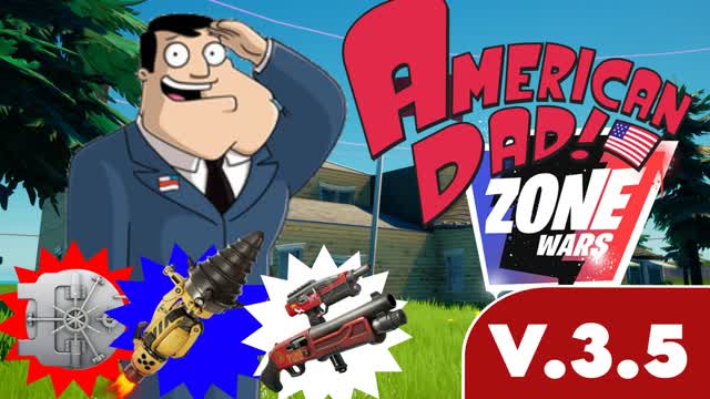 ❗UPDATED❗AMERICAN DAD - ZONE WARS🦅FFA — Fortnite Creative map