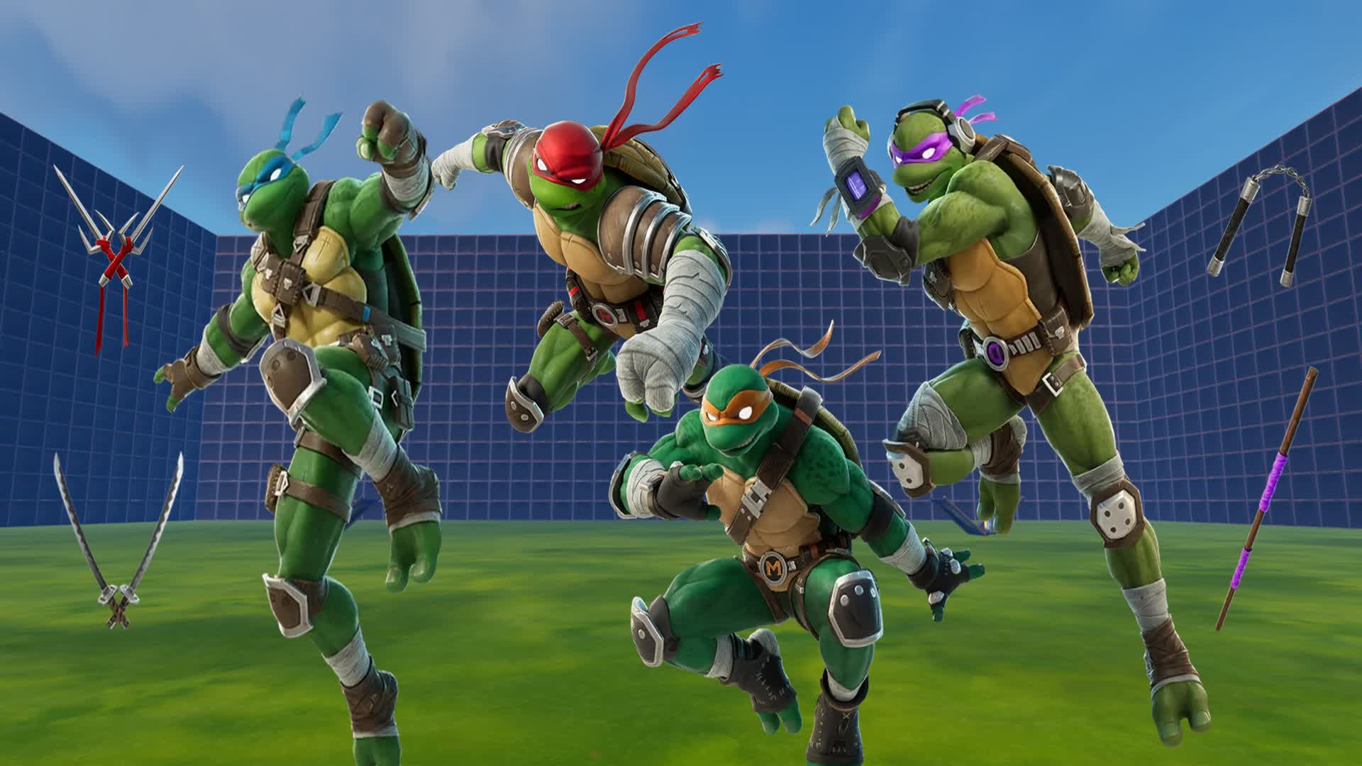 FFA 1v1 With Every Gun [TMNT] — Fortnite Creative map