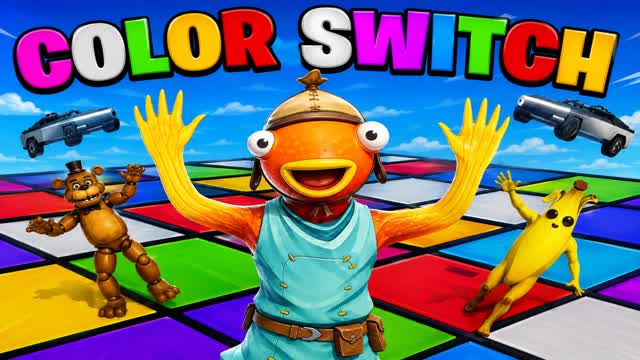 50 player Color Switch — Fortnite Creative map