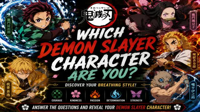 Which Demon Slayer Character Are You? — Fortnite Creative map