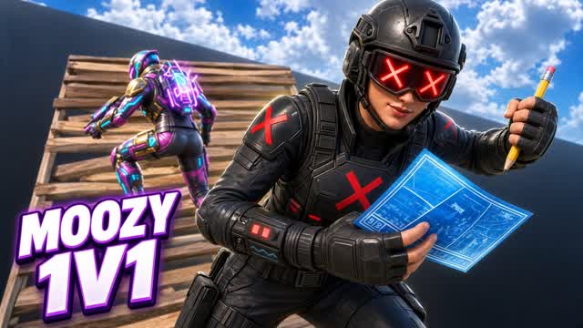 1v1 Moozy Practice — Fortnite Creative map