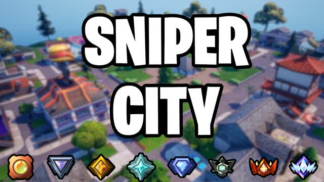 🎯Sniper City🏙️ — Fortnite Creative map cover art