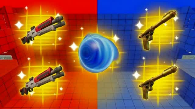 RED VS BLUE SIGNAL PATH 🔴🔵 — Fortnite Creative map cover art