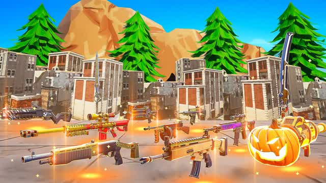 TILTED ZONE WARS — Fortnite Creative map cover art