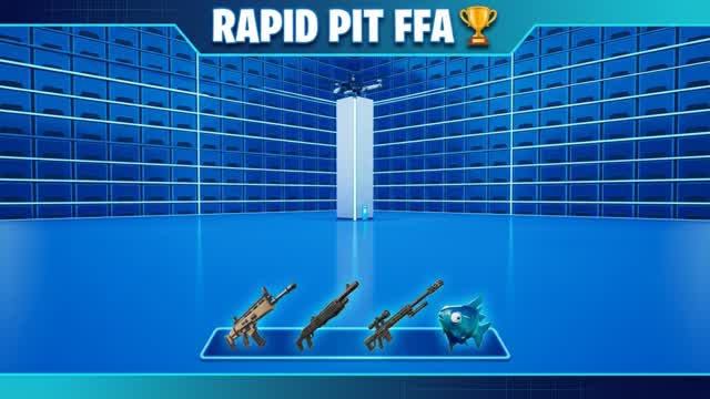 RAPID PIT FFA 🏆 — Fortnite Creative map cover art