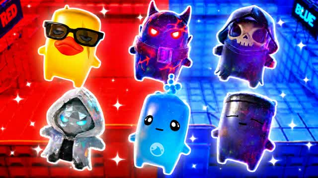 RED VS BLUE🔴🔵LEGENDARY LOVERS — Fortnite Creative map