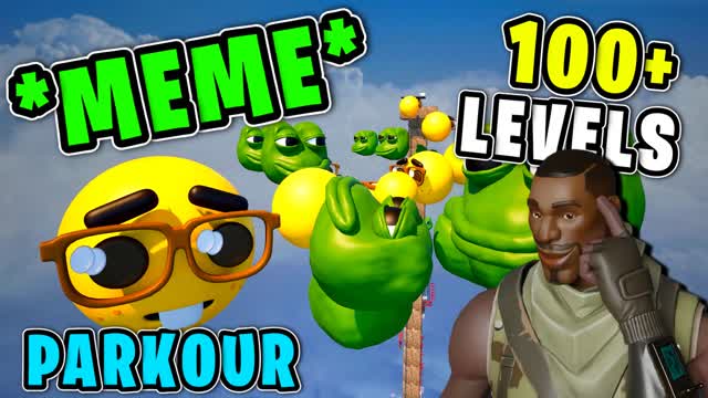 MEME PARKOUR — Fortnite Creative map cover art