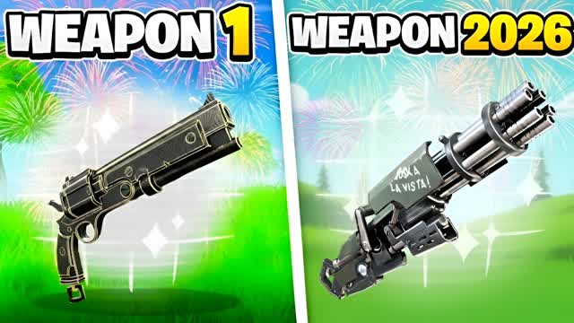 ⭐️ NEW 2026 GUN GAME ⭐️ ONE SHOT 🎯 — Fortnite Creative map