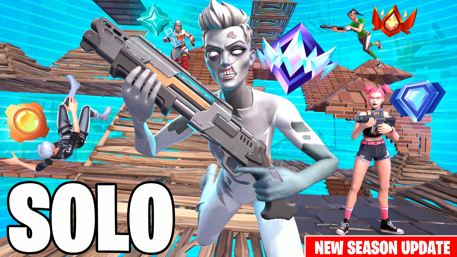 32 PLAYER ZONE WARS - NEVOEIRO — Fortnite Creative map
