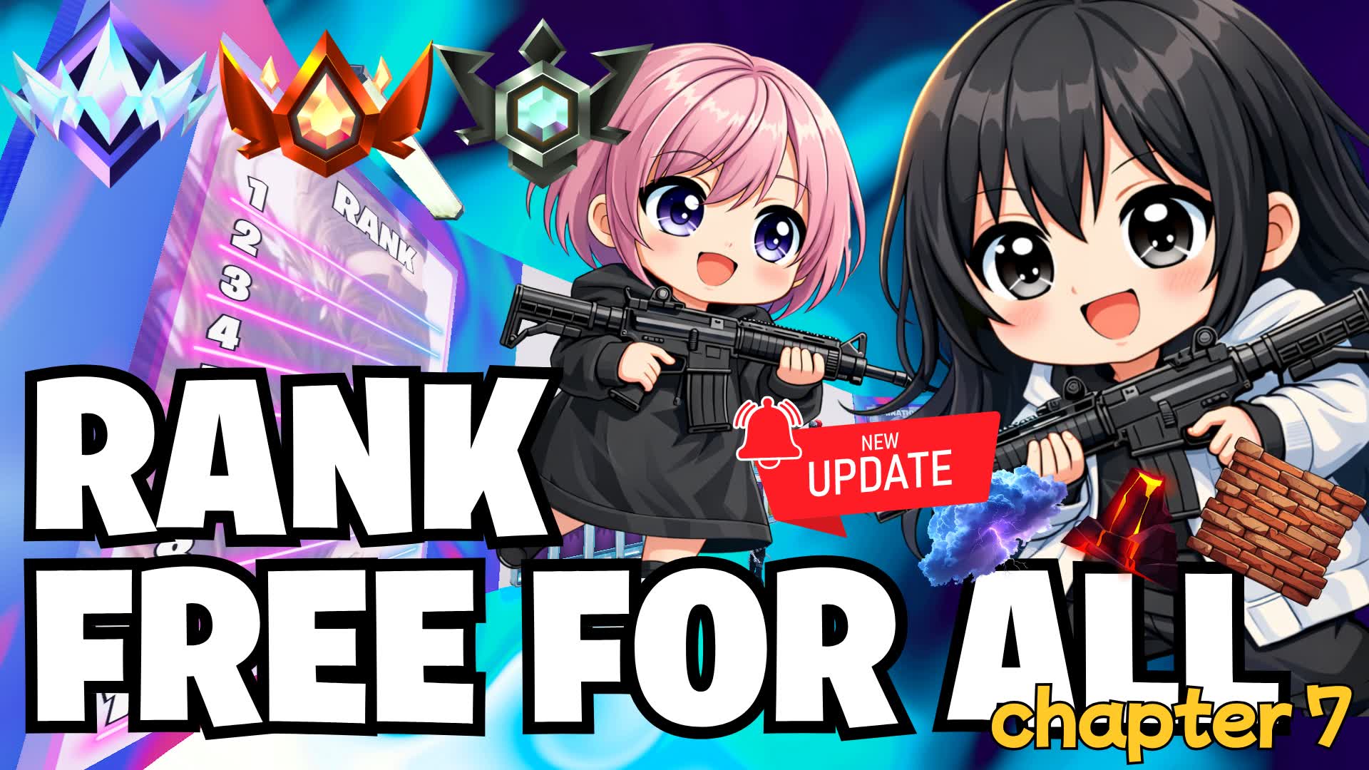 Rank Free For All — Fortnite Creative map