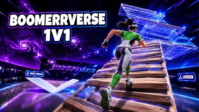 Boomerrs 1v1 — Fortnite Creative map cover art