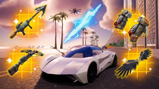 WILD DRIVING CAR 🚗 — Fortnite Creative map