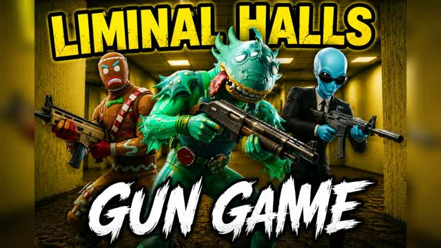 Liminal Halls Gun Game — Fortnite Creative map