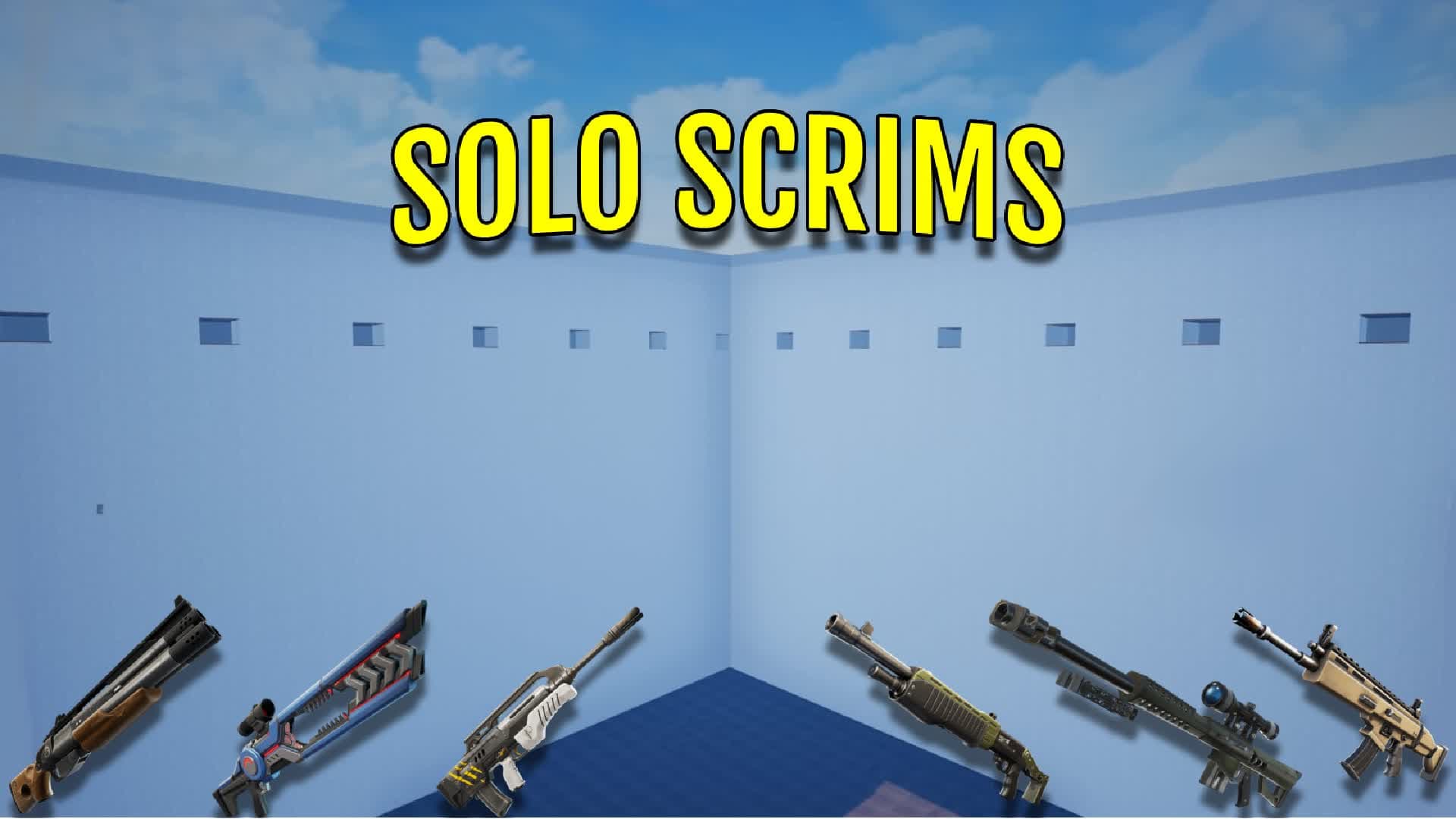 دو سكرمز المعرقين | Solo Scrims — Fortnite Creative map