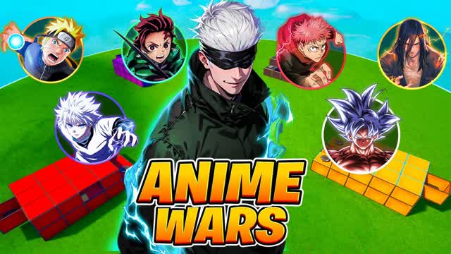 ANIME ZONE WARS ✨ — Fortnite Creative map cover art