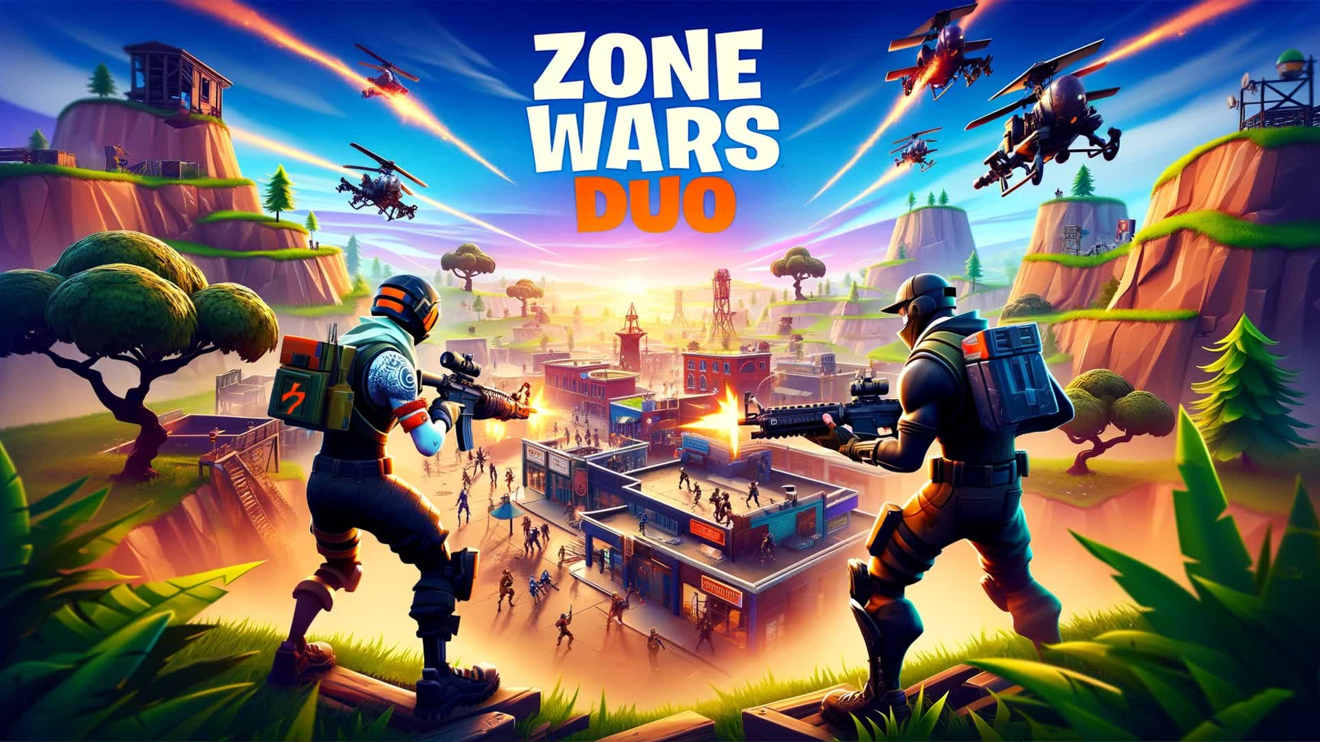 Duo Zone Wars — Fortnite Creative map