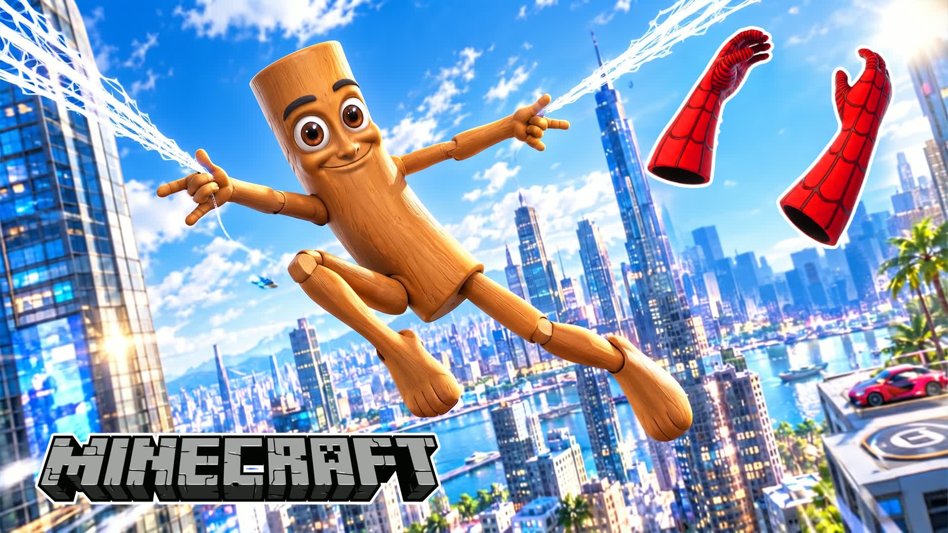 SPIDER CITY NITRO DRIVE GUN 🚗 — Fortnite Creative map