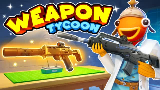 Weapon Tycoon — Fortnite Creative map cover art