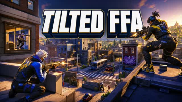 Tilted FFA Zone Wars — Fortnite Creative map cover art