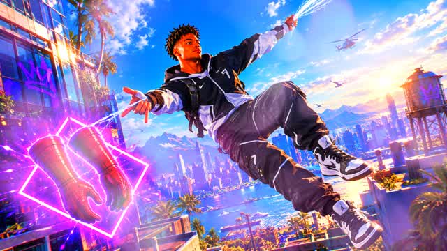 🎯SPIDER WORLD🎯SPEED CITY🎯[][] — Fortnite Creative map cover art