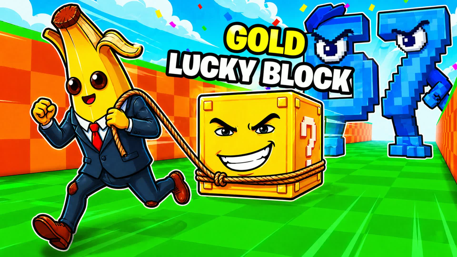 PULL A LUCKY BLOCK [BRAINROT] — Fortnite Creative map