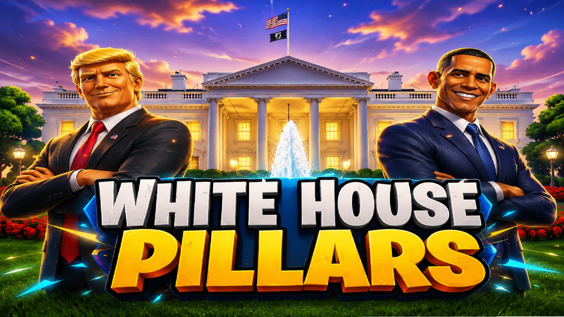 White House Pillars — Fortnite Creative map