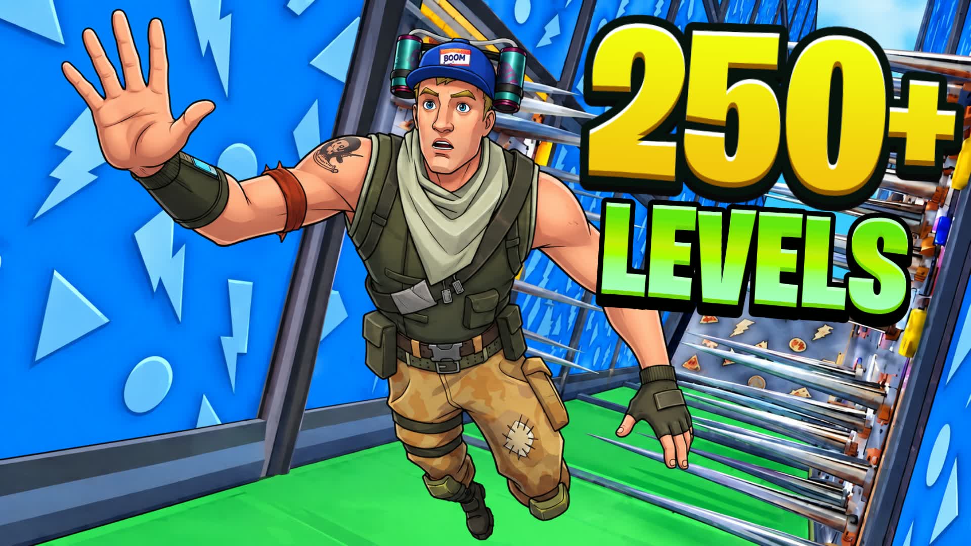 ⭐DEFAULT DEATHRUN 250+ LEVEL⭐[PARKOUR] — Fortnite Creative map