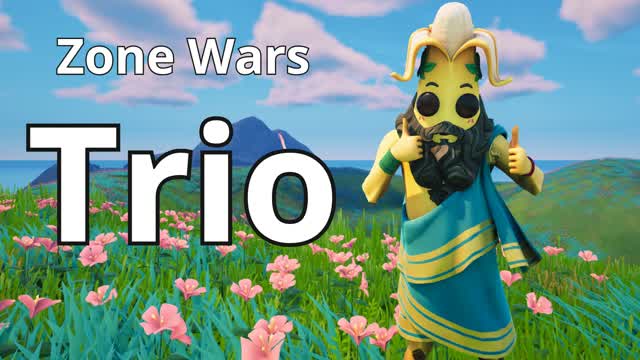 Trio Zone Wars [End Game] — Fortnite Creative map cover art