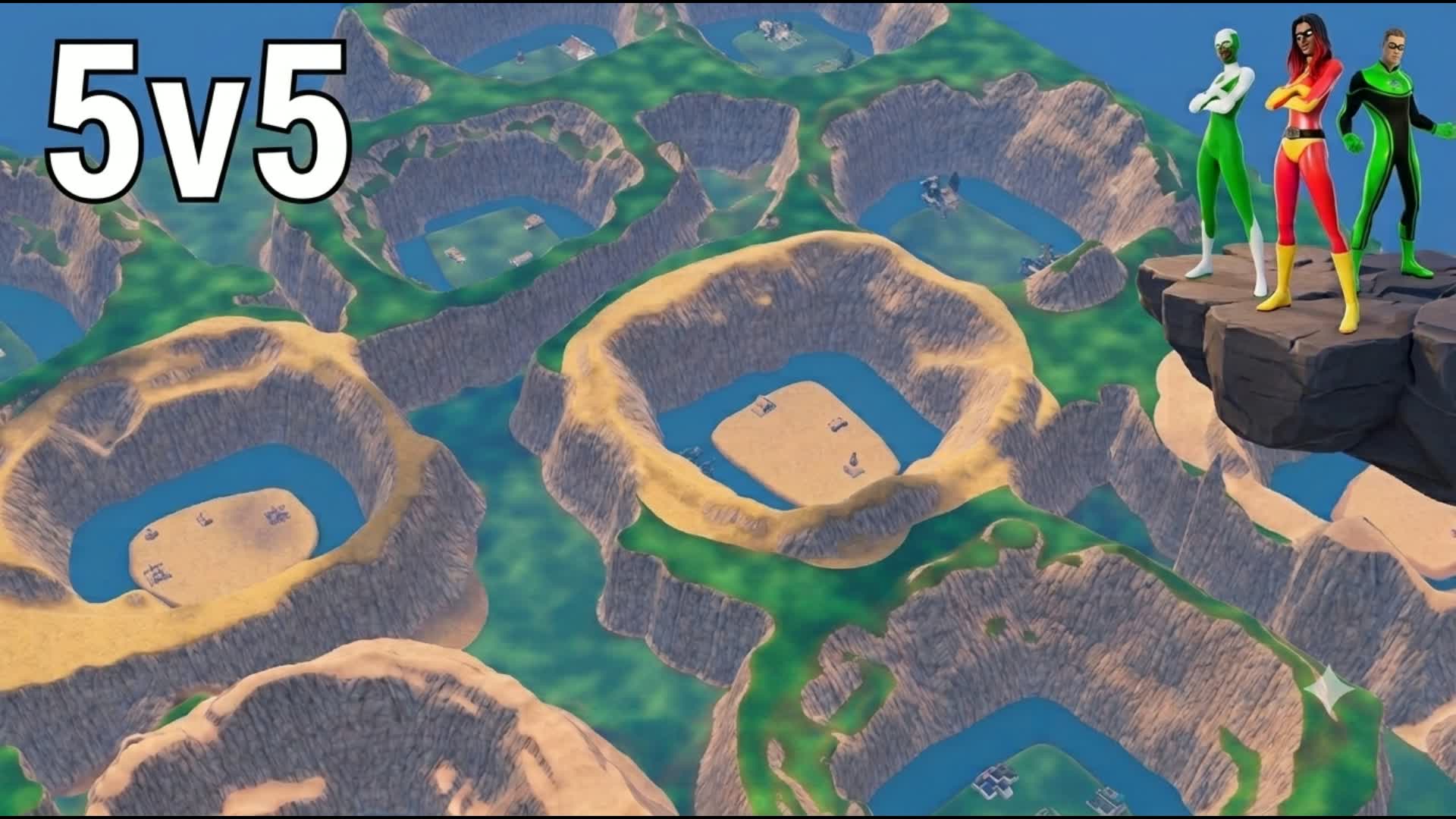 Super Scrum -5v5 — Fortnite Creative map