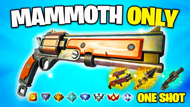 MAMOTH PISTOL OG - ONE SHOT 🎯 — Fortnite Creative map cover art