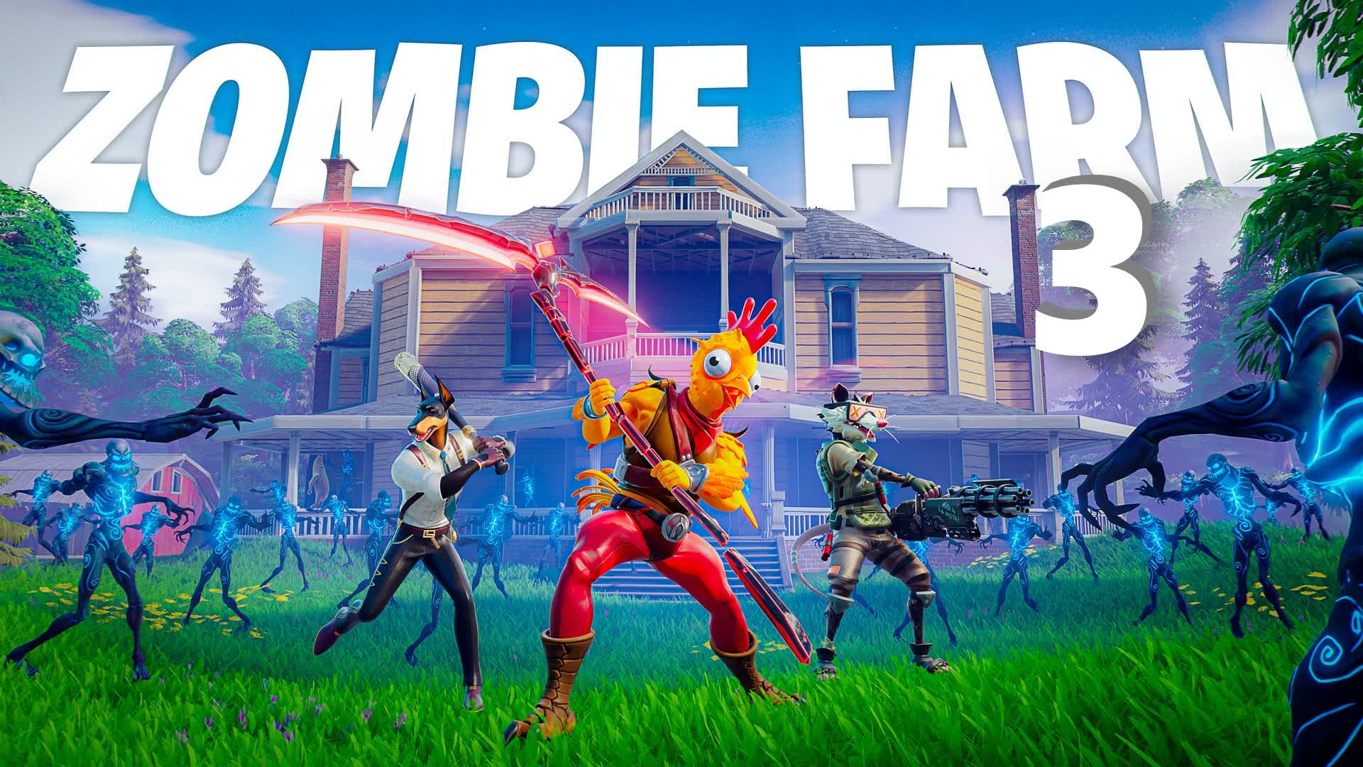 ZOMBIE FARM 3 🧟 — Fortnite Creative map