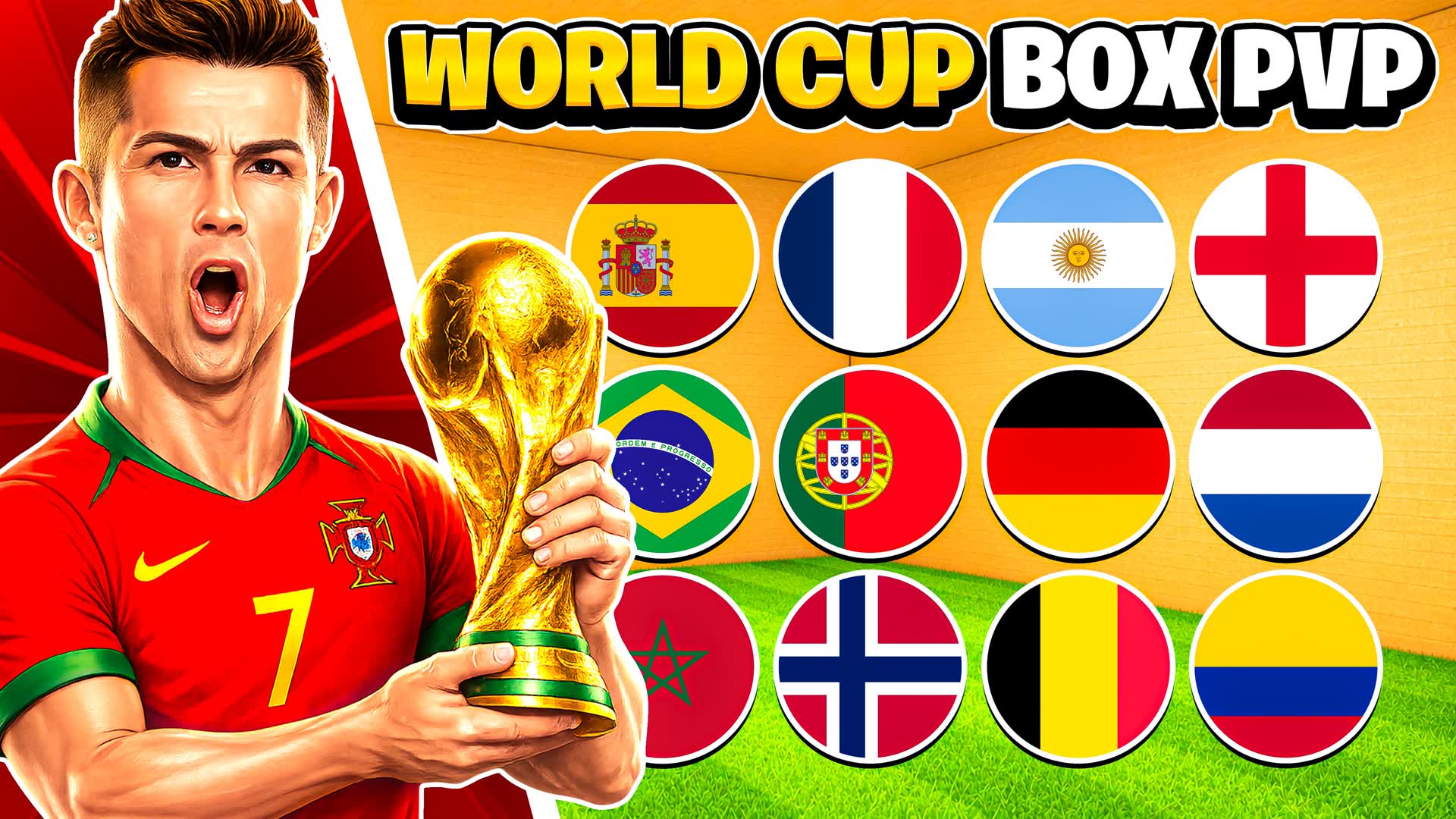 ๐ WORLD CUP BOX PVP โฝ โ Fortnite Creative map