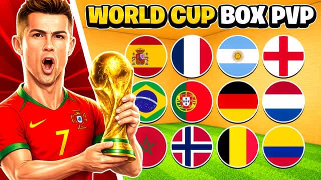 🏆 WORLD CUP BOX PVP ⚽ — Fortnite Creative map