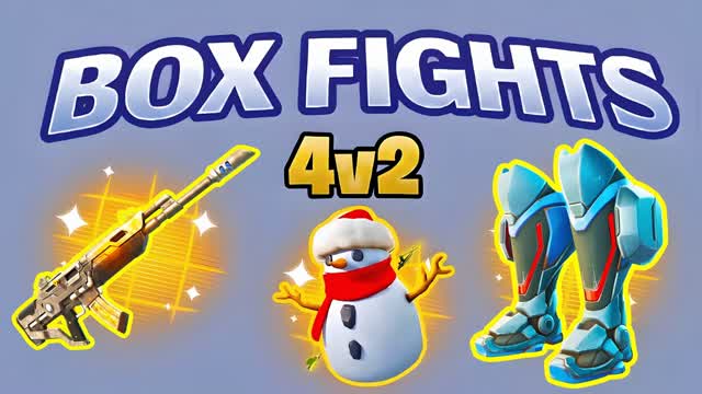 BOX FIGHTS 4V2 [2V4] — Fortnite Creative map