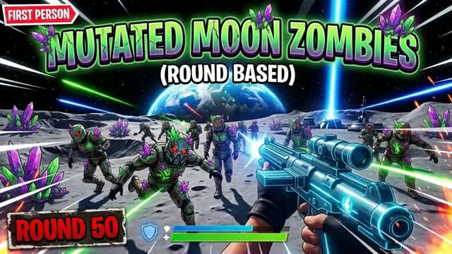 Moon zombies [space weapons] — Fortnite Creative map