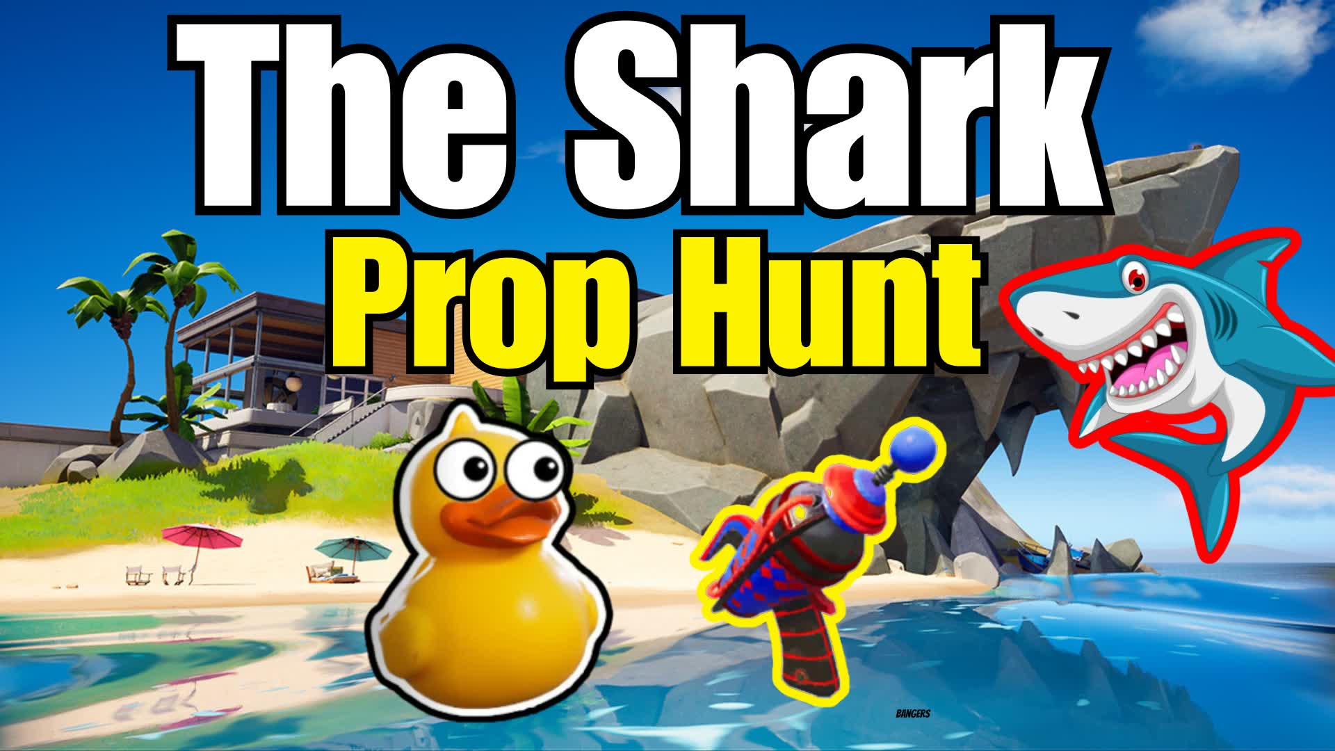 THE SHARK PROP HUNT🦈 — Fortnite Creative map