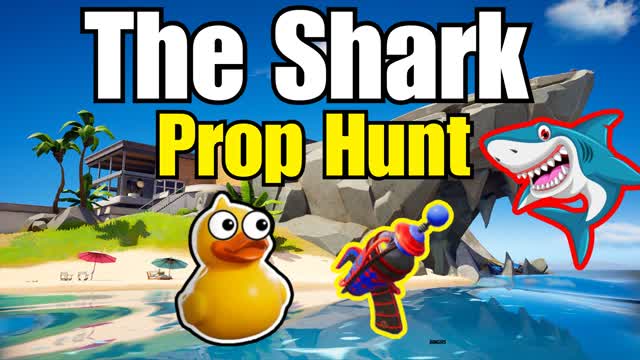 THE SHARK PROP HUNT🦈 — Fortnite Creative map cover art