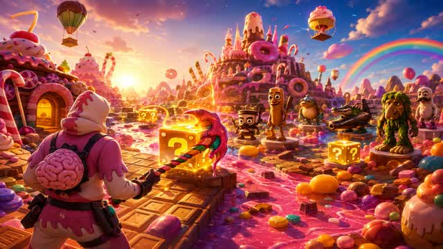 Candy Land: The Brainrot — Fortnite Creative map