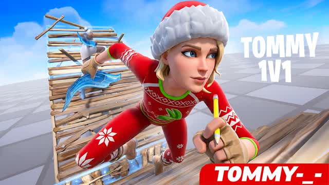 T0MMY 1V1 BUILD FIGHT — Fortnite Creative map cover art