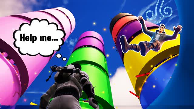 OBBY Towers🍭 — Fortnite Creative map cover art