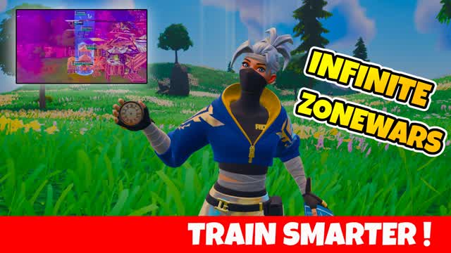 INFINTE ZONE WARS 🎯 — Fortnite Creative map cover art